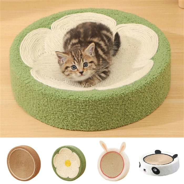 Cozy Cat Scratching Post Round Bed On Sale