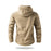 Khaki Men’s Waterproof Softshell Jacket with Fleece Lining – Hooded Outdoor Coat On Sale