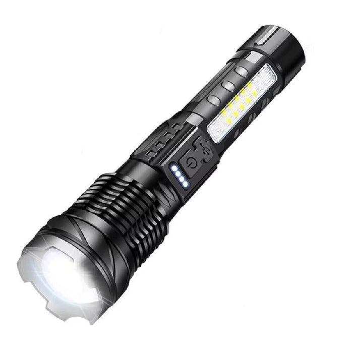 LED Zoomable Handheld Flashlight For Outdoors On Sale