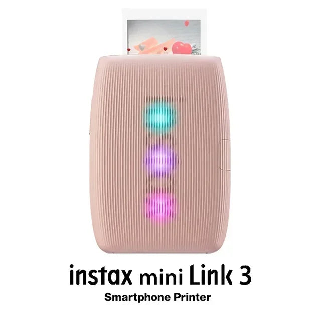 Fujifilm Instax Mini Link 3 Bluetooth Instant Photo Printer For Instax Mini Film – Portable Smartphone Printer (Pink) On Sale