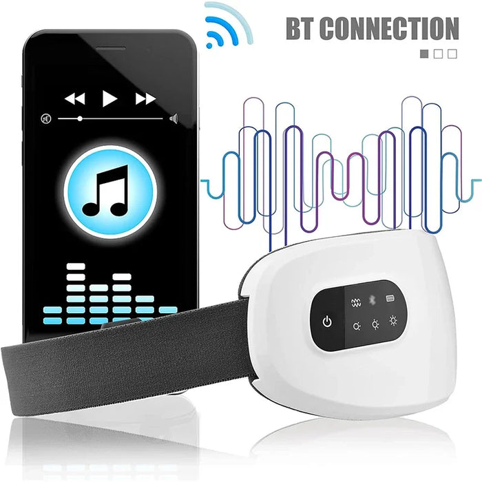 4D Smart Eye Massager with Heat Compression Bluetooth Music On Sale