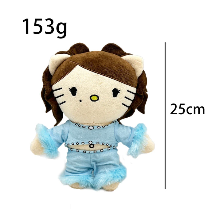 Hello Kitty Rapper Figure Icons Hiphop Fashion Fans Stuffed Soft Plush Toy Dolls Collection On Sale