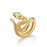 D Color Pear Cut Moissanite Diamond S925 Silver Cocktail Snake Ring On Sale