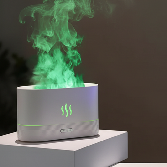 White Pro Mini USB Ultrasonic Aroma Diffuser Air Humidifier On Sale