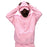 Unisex Plush Hoodie With Eye Mask Design In Pink On Sale