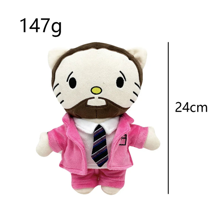 Hello Kitty Rapper Figure Icons Hiphop Fashion Fans Stuffed Soft Plush Toy Dolls Collection On Sale