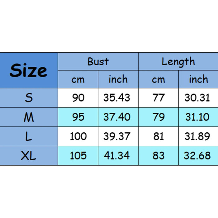 Size Chart: Ruffle Tiered Layered spaghetti Strap Chiffon Mini Swing Dress