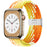 Fragrant Orange Stretchable Braided Loop Apple Watch Bracelet For iWatch Series On Sale