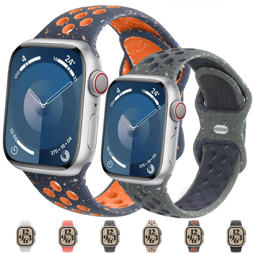Athletic Sport Silicone Watch Band for Apple Watch  On Sale