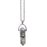 Natural Quartz Crystal Hexagonal Pillar Bullet Pendant Necklaces On Sale