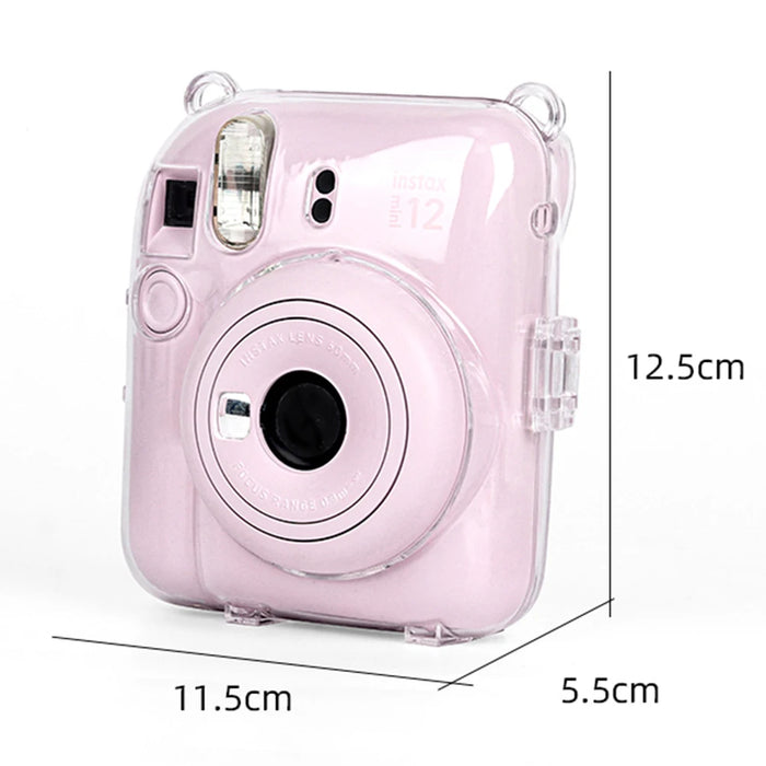 Fujifilm Instax Mini 12 Camera Clear Case With Shoulder Strap On Sale