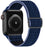 Midnight Blue Bohemia Style Scrunchie Watch Strap For Apple Watch Band Series 49mm, 45mm, 44mm, 42mm, 41mm, 40mm, 38mm On Sale