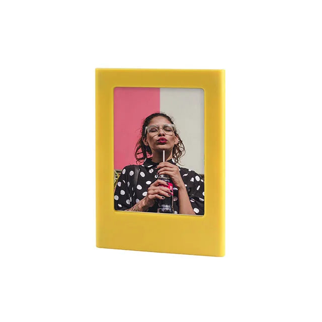 10 PCS Yellow Magnetic Photo Frames for Fujifilm Instax Mini On Sale