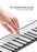 88-Key Foldable Roll-Up Digital Piano Keyboard with Rechargeable Battery, Bluetooth MIDI, 128 Tones & Rhythms On Sale