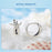 925 Sterling Silver Ocean Marine Life Theme Starfish Hoop Earrings Collection On Sale