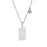 Silver Virgo Zodiac Sign Stainless Steel Pendant Necklace – Tarot Card Style Constellation Necklace for Women On Sale
