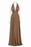 Brown Maxi Convertible Long Dress On Sale