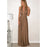 Gold Maxi Convertible Long Dress On Sale