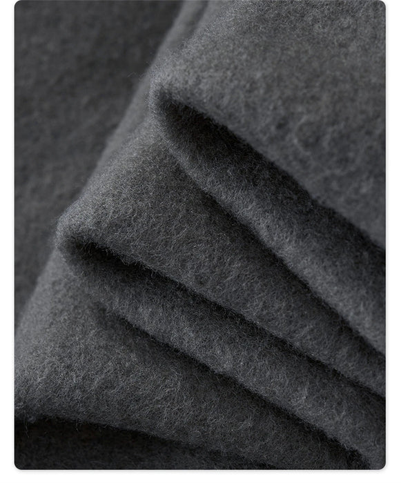 Unisex Plush Hoodie With Eye Mask Design Material
