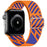 Blue Orange Hermes Style Scrunchie Watch Strap For Apple Watch Band Series 49mm, 45mm, 44mm, 42mm, 41mm, 40mm, 38mm On Sale