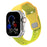Yellow Green Two-Tone Irregular Shape Adjustable Silicone Sporty Watch Band Compatible with Apple Watch 38mm–49mm On Sale | Replacement Watch Band Compatible with Apple Watch Series 1–11, SE & Ultra 