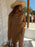 Brown Crochet Knitted Tunic Cover Up Bikini Beach Dress On Sale
