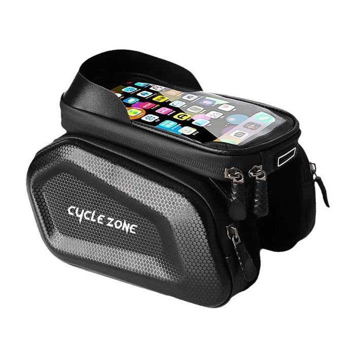 Bicycle Frame Touchscreen Phone Holder Front Saddle Storage Bag On Sale