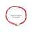 925 Sterling Silver Plated White Gold Lucky Koi Fish Red Rope Bracelet  On Sale
