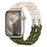 Olive Green Starlight Bike Chain Link Silicone Watch Band for Apple Watch Compatible Models 38mm - 49mm On Sale