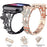 Cloverleaf Diamond Women Stainless Steel Apple Watch Bracelet For Ultra, 49mm, 46mm, 45mm, 44mm, 42mm, 41mm, 40mm, 38mm On Sale