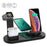 Black Qi-compatible Multi-device Wireless Charging Station With Smartphone, Smartwatch Holder and Earbud Charging Support On Sale