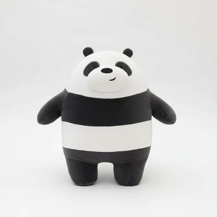 25cm We Bare Bears Plush Toys - Grizzly, Panda, Ice Bear Three Brother Bears Stuffed Dolls On Sale