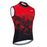 Red Bike Fever Cycling Sleeveless Jersey On Sale