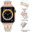 Cloverleaf Diamond Women Stainless Steel Apple Watch Bracelet For Ultra, 49mm, 46mm, 45mm, 44mm, 42mm, 41mm, 40mm, 38mm On Sale