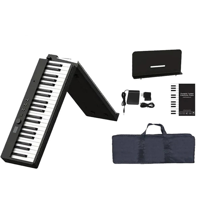 88 Keys Lightweight Portable Folding Digital Piano Full Set With MIDI Sustain Pedal, Hi-Fi Stereo, Silent Mode On Sale