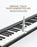 88 Keys Lightweight Portable Folding Digital Piano Full Set With MIDI Sustain Pedal, Hi-Fi Stereo, Silent Mode On Sale
