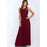 Wine Red Maxi Convertible Long Dress On Sale