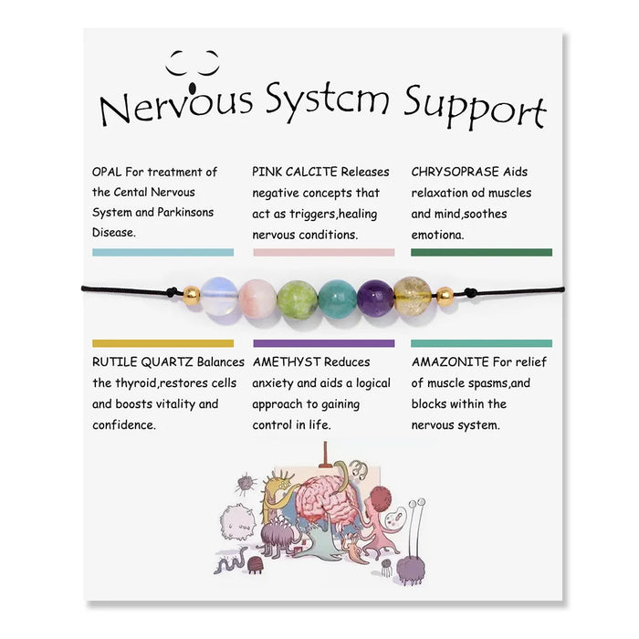 Smooth Round Natural Gem Stone Energy Bracelets for Balance & Style On Sale – Amethyst, Opal, Pink Calcite, Chrysoprase, Rutile Quartz, Amazonite