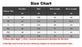 Size Chart For Men’s Waterproof Softshell Jacket with Fleece Lining