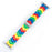 Colourful brick-style resin watch band with matching protective case compatible with Apple Watch 38mm–49mm on sale