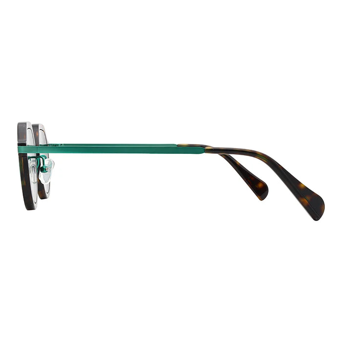 Retro Round UV400 Vintage Metal Punk Style Colored Lenses Sunglasses For Women And Men On Sale