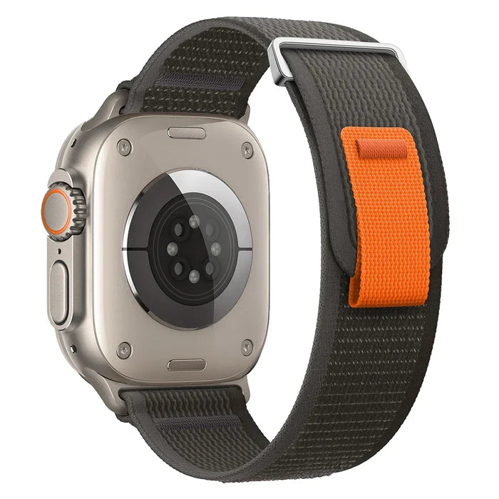 Gray Black Trail Loop Watch Straps Collection For Apple Watch Series On Sale