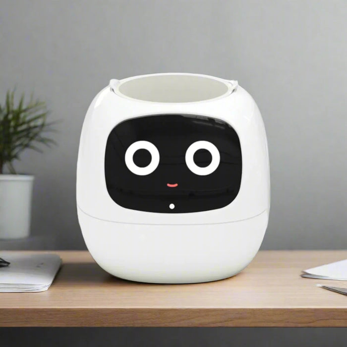 White Smart AI Indoor Small Plant Pot Robot On Sale