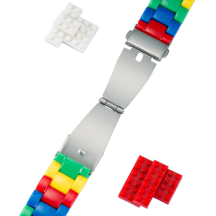 Colourful resin watch band with buckle closure compatible with Apple Watch 38mm–49mm on sale