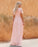 Bohemian Style Deep-V Short Sleeves Floral Lace Maxi Dress On Sale