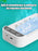 Caja de desinfección esterilizadora UV portátil con cargador inalámbrico para teléfono inteligente