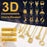 12 Horoscope Zodiac 18K Gold Plated 3D Charm Pendant Necklaces On Sale