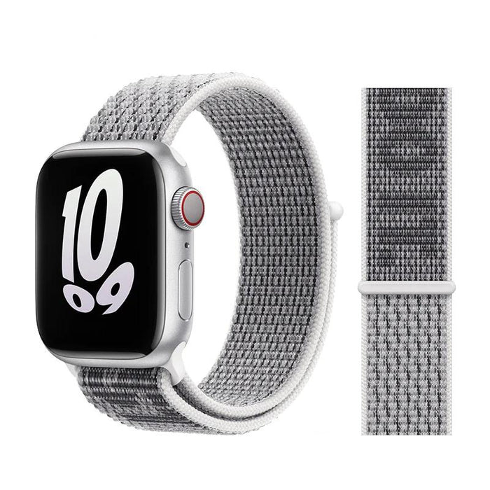 White Nylon Watch Straps For Apple Watch On Sale