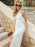 White Collar Single Breasted Sleeveless Long Dresses On Sale