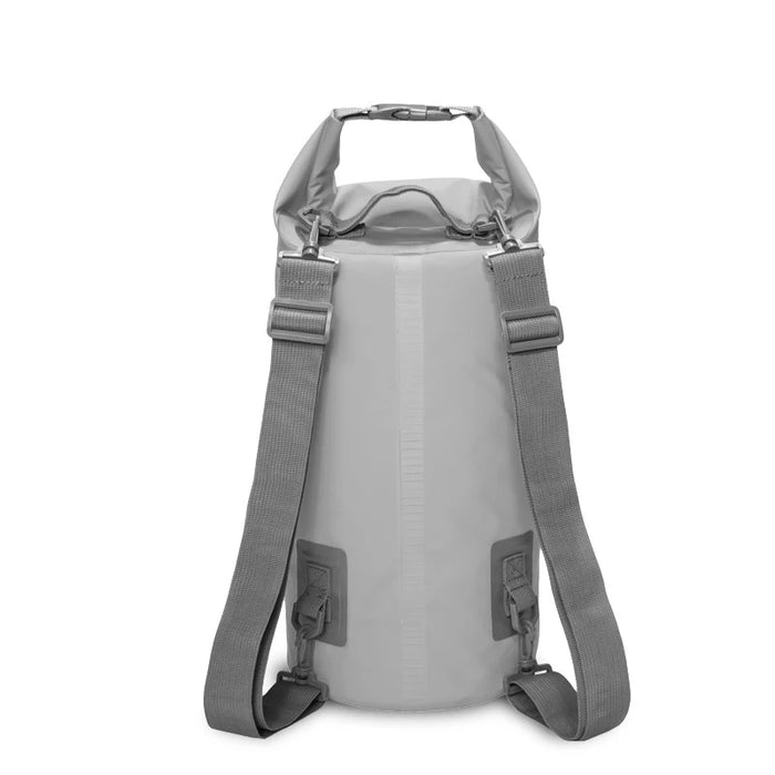 Gray Lightweight Waterproof Dry Bag Backpack For Outdoor Water Sports (5L–30L) On Sale